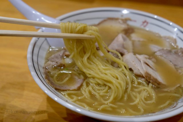 中華そば 一力 福井店【閉店】 料理の写真（2018年11月9日）