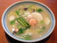 旬菜白五目らーめん 豚骨