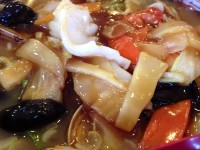 海鮮ラーメン　スープと具　中華料理 大福