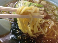 ラーメン　中太のウェーブ麺