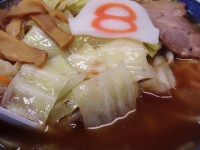 野菜らーめん 醤油味　スープと具