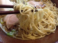 極濃煮干しそば　ストレート細麺