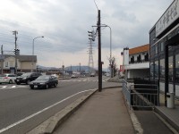 幸楽苑 鯖江店　道路沿い　2013年3月
