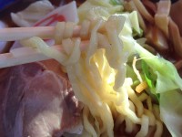 醤油野菜らーめん　麺　8番らーめん 永平寺店