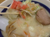 スープと具　小さな野菜らーめん　とんこつ味　8番らーめん 国高店