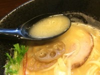スープ　鶏白湯ソバ塩